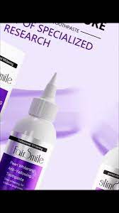 Fair Smile Organic Whitening Toothpaste Anti Yellow Refreshing Cleaning Teeth Oral Care Purple Teeth Paste